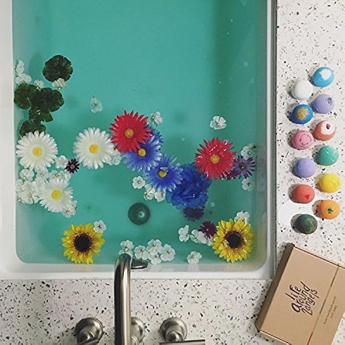 LifeAround2Angels Bath Bombs Gift Set 12 USA made Fizzies, Shea & Coco Butter Dry Skin Moisturize, Perfect for Bubble Spa Bath. Handmade Birthday Mothers day Gifts idea For Her/Him, wife, girlfriend - Image 3